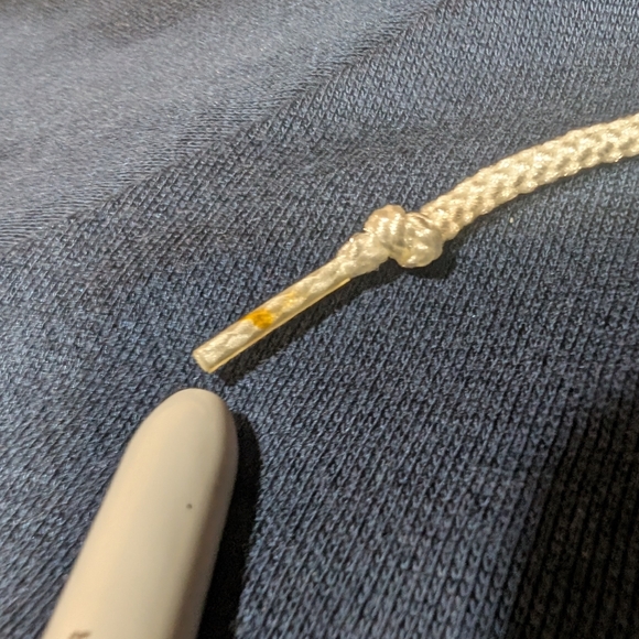 Vintage Adidas Men's L Full-Zip Hoodie - Navy - Picture 7 of 11